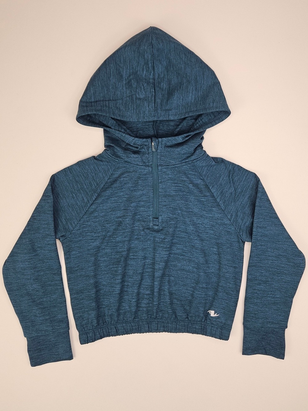 5/$25 Athletic Works Girls Blue Quarter Zip Hoodie XS 4-5 Activewear